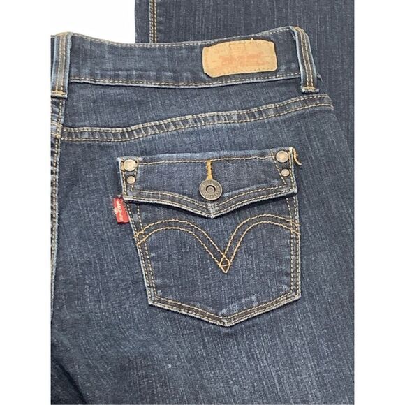 Levi's Women's Five Pocket Style Denim 526 Slender Boot Jeans Blue Size 8 - Picture 7 of 9